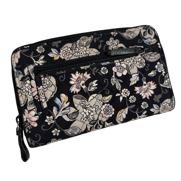 Vera Bradley Turn-Lock Large Wallet, RFID Protection, Holland Garden, Floral EUC - Picture 5 of 13